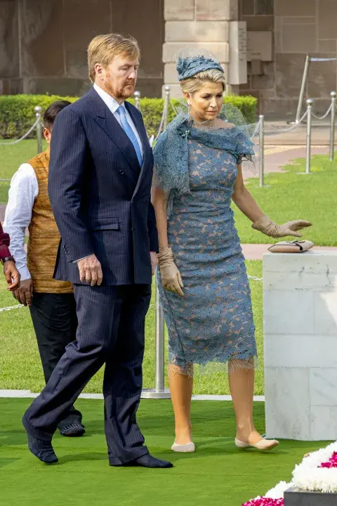 Máxima y Guillermo en India, en 2019. Máxima y Guillermo en India, en 2019.