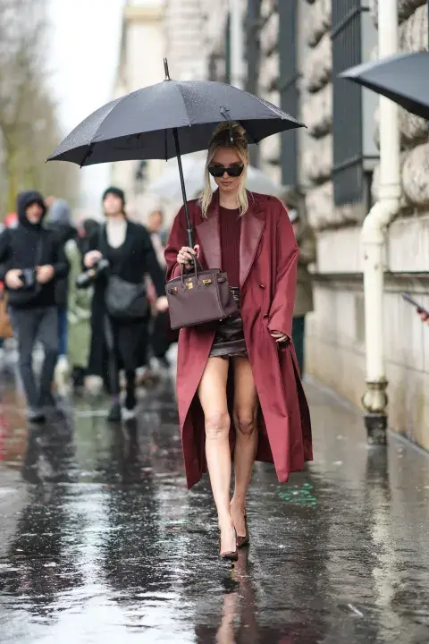Street style para día de lluvia Street style para día de lluvia