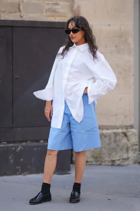 Mujer en la semana de la mode de Copenhagen. Mujer en la semana de la mode de Copenhagen.