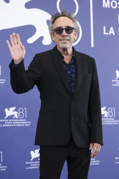 Tim Burton en el Festival de Venecia. Tim Burton en el Festival de Venecia.
