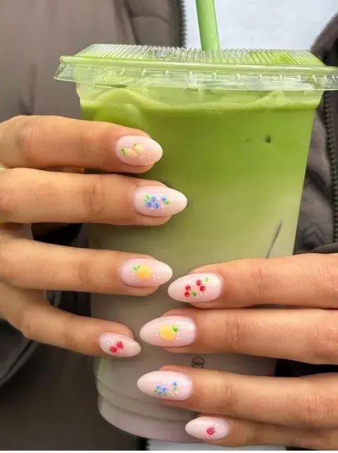 Tutti frutti nails. Tutti frutti nails.