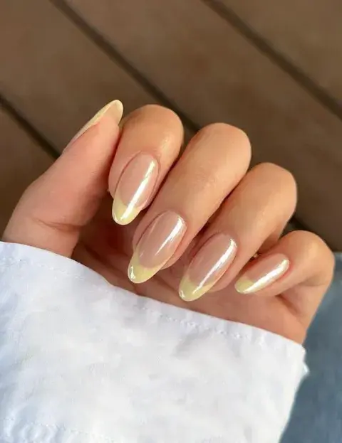 Butter frenchies nail Butter frenchies nail
