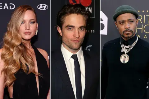 Jennifer Lawrence, Robert Pattinson y LaKeith Stanfield, estrellas de Matate, amor. Jennifer Lawrence, Robert Pattinson y LaKeith Stanfield, estrellas de Matate, amor.