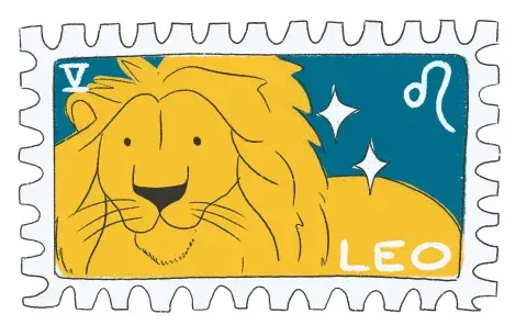 Ilustración del símbolo de Leo. Ilustración del símbolo de Leo.