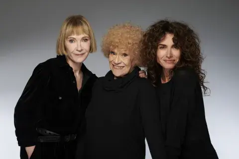 Inés Estevez, María Rosa Fugazot y Florencia Raggi Inés Estevez, María Rosa Fugazot y Florencia Raggi
