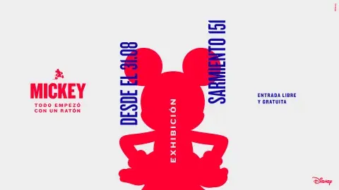Banner de MICKEY, todo empezó con un ratón.