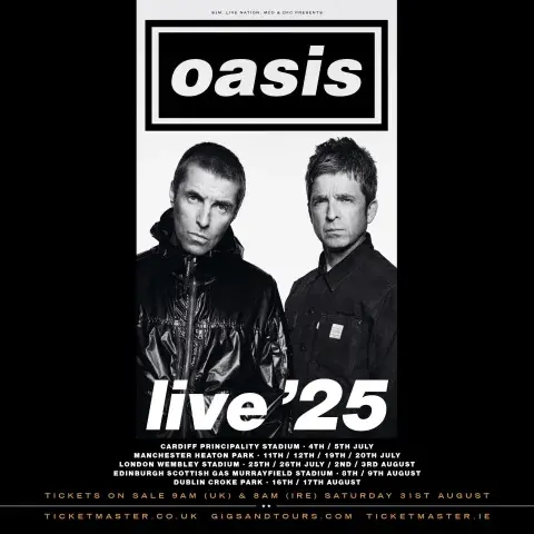 El anuncio del regreso de Oasis. El anuncio del regreso de Oasis.