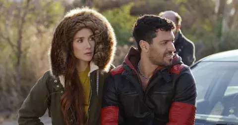 Foto de Natalia Oreiro y Juan Ingaramo en La jefa... aunque no quiera. Foto de Natalia Oreiro y Juan Ingaramo en La jefa... aunque no quiera.