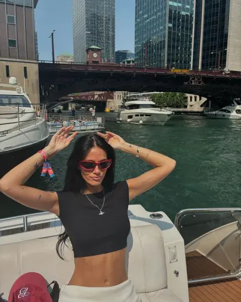 Foto de Oriana Sabatini en Chicago. Foto de Oriana Sabatini en Chicago.