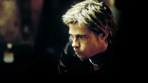 Brad Pitt en The Mexican. Brad Pitt en The Mexican.
