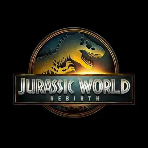 Logo oficial de Jurassic World Rebirth. Logo oficial de Jurassic World Rebirth.