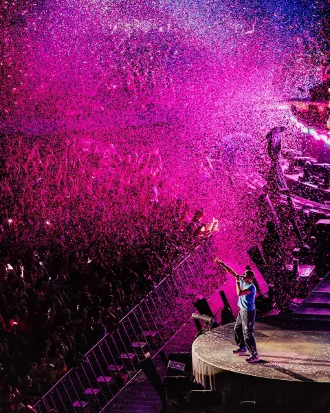 Coldplay en su gira actual por Europa. Coldplay en su gira actual por Europa.