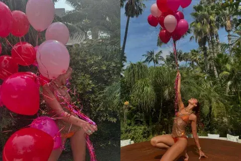La cantante de origen británica cumplió 29 años y como motivo de celebración compartió con todos sus fans algunas imágenes de ése momento