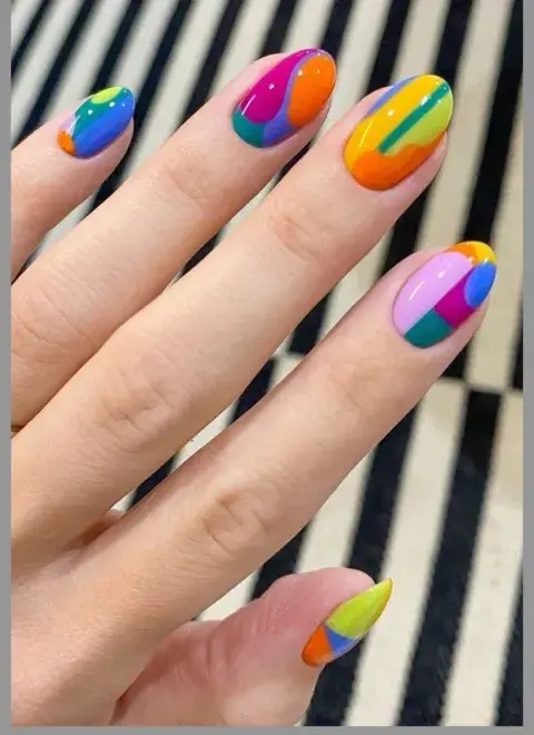 Psychedelic nails Psychedelic nails