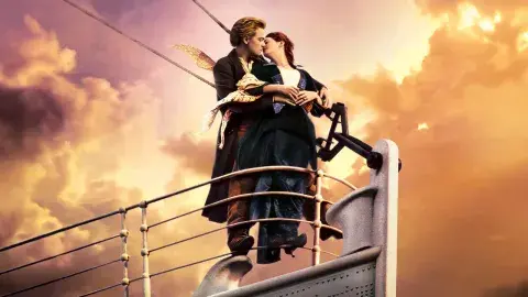Foto de Kate Winslet y Leonardo DiCaprio en Titanic. Foto de Kate Winslet y Leonardo DiCaprio en Titanic.