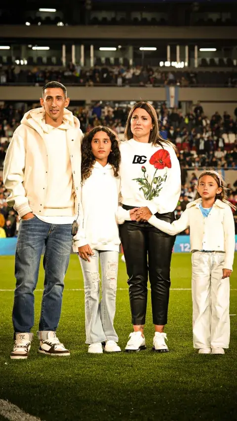 La familia Di María en Instagram.