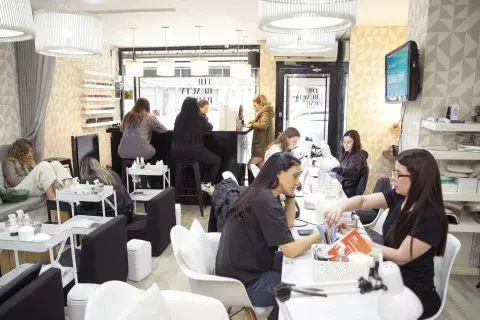 Un salon de uñas Un salon de uñas