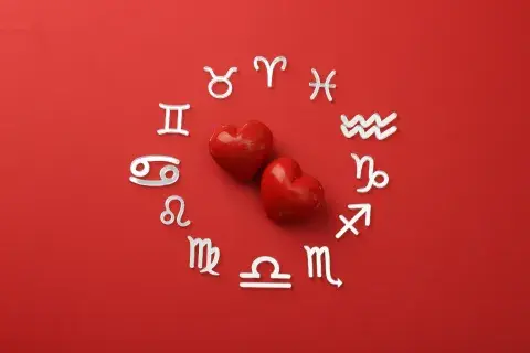 La rueda zodiacal, con los símbolos de los 12 signos astrales. La rueda zodiacal, con los símbolos de los 12 signos astrales.