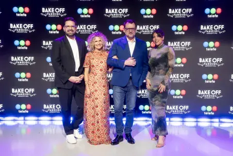 Damian Betular, Maru Botana, Christophe Krywonis y Wanda Nara. Damian Betular, Maru Botana, Christophe Krywonis y Wanda Nara.
