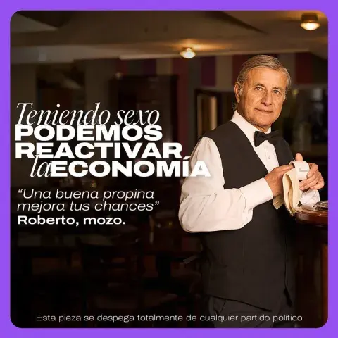 Gráfica de La campaña de Tulipán para reactivar la economía.
