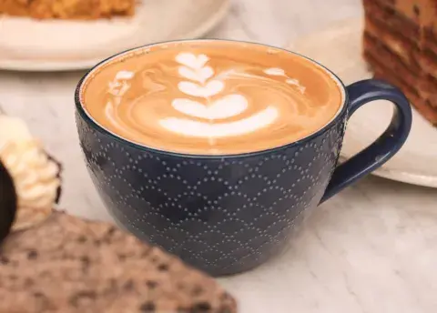 Taza de café de especialidad. Taza de café de especialidad.
