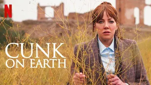 Póster de la serie Cunk on Earth. Póster de la serie Cunk on Earth.