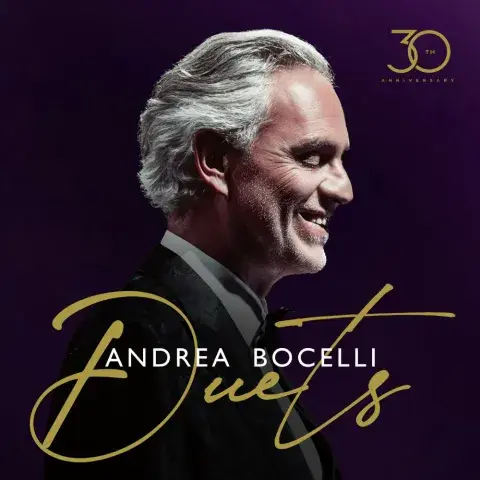 Portada de Duets, el nuevo disco de Andrea Bocelli. Portada de Duets, el nuevo disco de Andrea Bocelli.