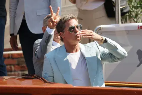 Brad Pitt en Venecia.