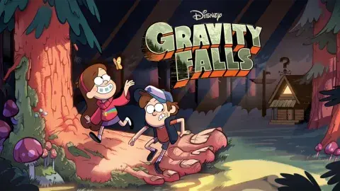 Poster de la serie Gravity Falls. Poster de la serie Gravity Falls.