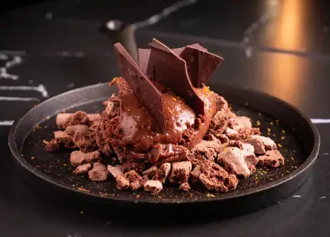 Texturas de chocolate. Texturas de chocolate.