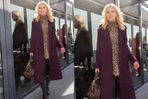 Valeria Mazza fue una de las invitadas al desfile de Benito Fernández Valeria Mazza fue una de las invitadas al desfile de Benito Fernández