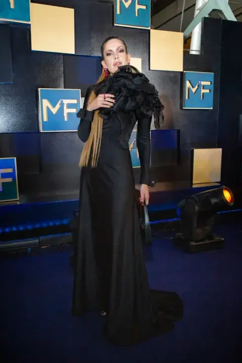 Isabel Macedo en la alfombra roja del Martín Fierro 2024. Isabel Macedo en la alfombra roja del Martín Fierro 2024.