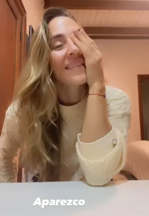 Captura de storie de Jimena Barón. Captura de storie de Jimena Barón.