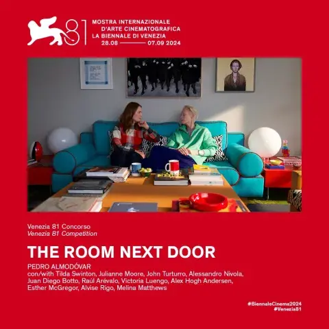 Banner de La habitación de al lado (The Room Next Door).