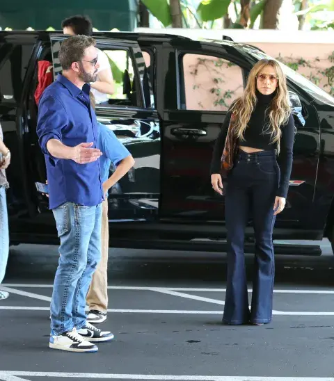 Foto del encuentro de Jennifer Lopez y Ben Affleck, el sábado 14 de septiembre. Foto del encuentro de Jennifer Lopez y Ben Affleck, el sábado 14 de septiembre.