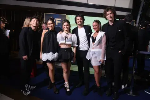 El elenco de Margarita en la alfombra roja de los Martín Fierro 2024. El elenco de Margarita en la alfombra roja de los Martín Fierro 2024.