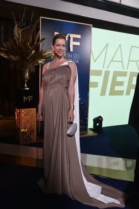 Nicole Neumann en la alfombra roja del Martín Fierro 2024. Nicole Neumann en la alfombra roja del Martín Fierro 2024.