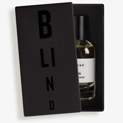 Envase del perfume Son, de Blind Fragances. Envase del perfume Son, de Blind Fragances.
