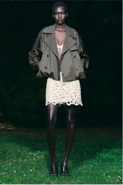 Trench coat cropped. Trench coat cropped.