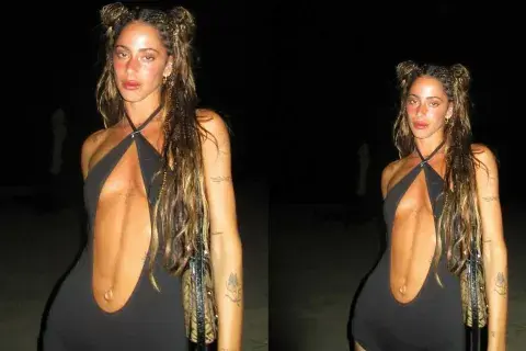 Tini Stoessel compartió una foto en sus redes sociales luciendo un outfit canchero y muy sexy a la vez Tini Stoessel compartió una foto en sus redes sociales luciendo un outfit canchero y muy sexy a la vez