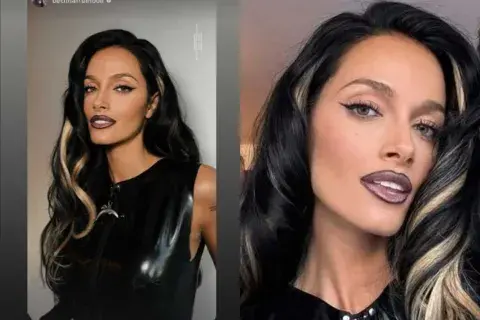 Oriana Sabatini apostó por un look bien rocker, casi rozando el estilo dark y las imágenes las compartió en sus redes sociales Oriana Sabatini apostó por un look bien rocker, casi rozando el estilo dark y las imágenes las compartió en sus redes sociales