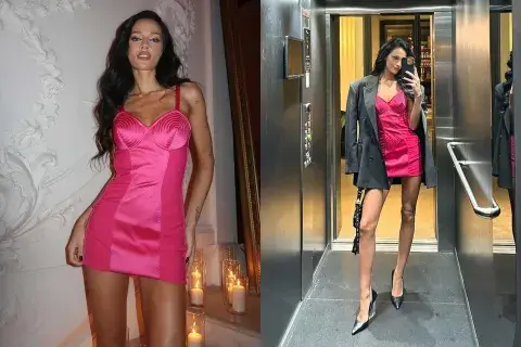 El vestido elegido por Oriana era en formato XS y en color fucsia o rosa chicleEl vestido elegido por Oriana era en formato XS y en color fucsia o rosa chicle El vestido elegido por Oriana era en formato XS y en color fucsia o rosa chicleEl vestido elegido por Oriana era en formato XS y en color fucsia o rosa chicle