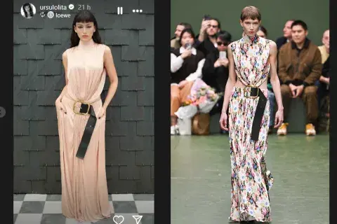 El valor del diseño según la página de la firma ronda cerca de los 3.800 euros y, de acuerdo al director creativo de la firma, el vestido está inspirado en la idea del Edén terrenal del pintor estadounidense Albert York El valor del diseño según la página de la firma ronda cerca de los 3.800 euros y, de acuerdo al director creativo de la firma, el vestido está inspirado en la idea del Edén terrenal del pintor estadounidense Albert York
