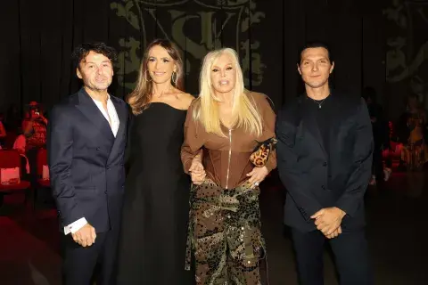 Wally Diamante, Rosella Dell Giovampaola, Susana Giménez y Facu Garrayalde. Wally Diamante, Rosella Dell Giovampaola, Susana Giménez y Facu Garrayalde.