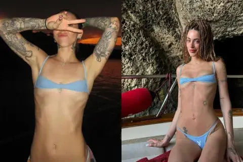 Young miko y Tini con la misma bikini Young miko y Tini con la misma bikini