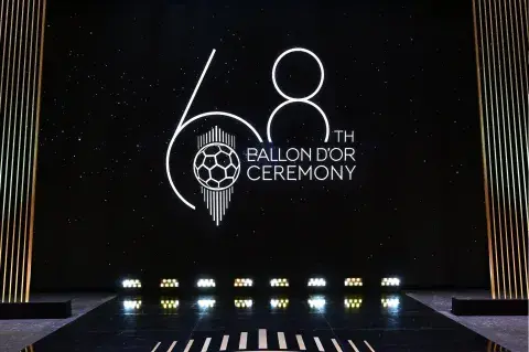 Foto del escenario del show de la entrega del Balón de Oro 2024. Foto del escenario del show de la entrega del Balón de Oro 2024.