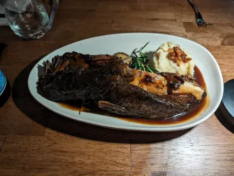 Un plato de Casa Vigil Miami. Un plato de Casa Vigil Miami.