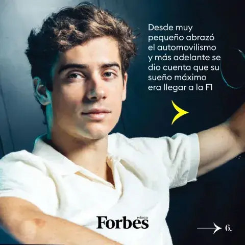 Franco Colapinto, tapa de Forbes México. Franco Colapinto, tapa de Forbes México.