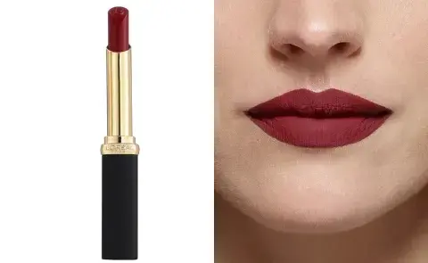 Labiales en color bordó