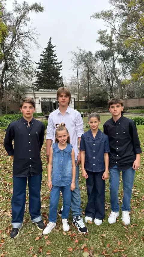 Foto de los hijos de Wanda Nara en Bake Off Famosos. Foto de los hijos de Wanda Nara en Bake Off Famosos.